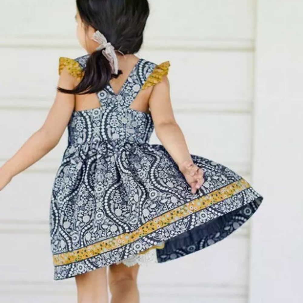 Matilda Jane Joanna Gaines Kick Up Your Heels floral dress 2 3 4